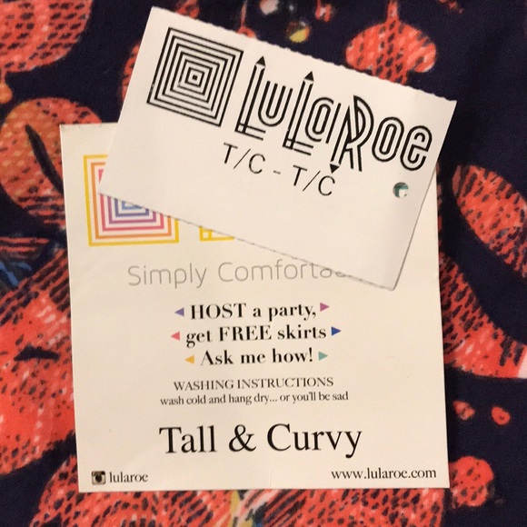 LuLaRoe Tall & Curvy leggings NWT - Picture 5 of 6